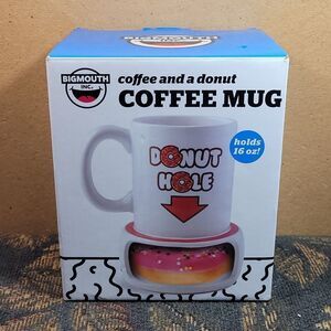 Big Mouth Inc. Coffee and a Donut Mug